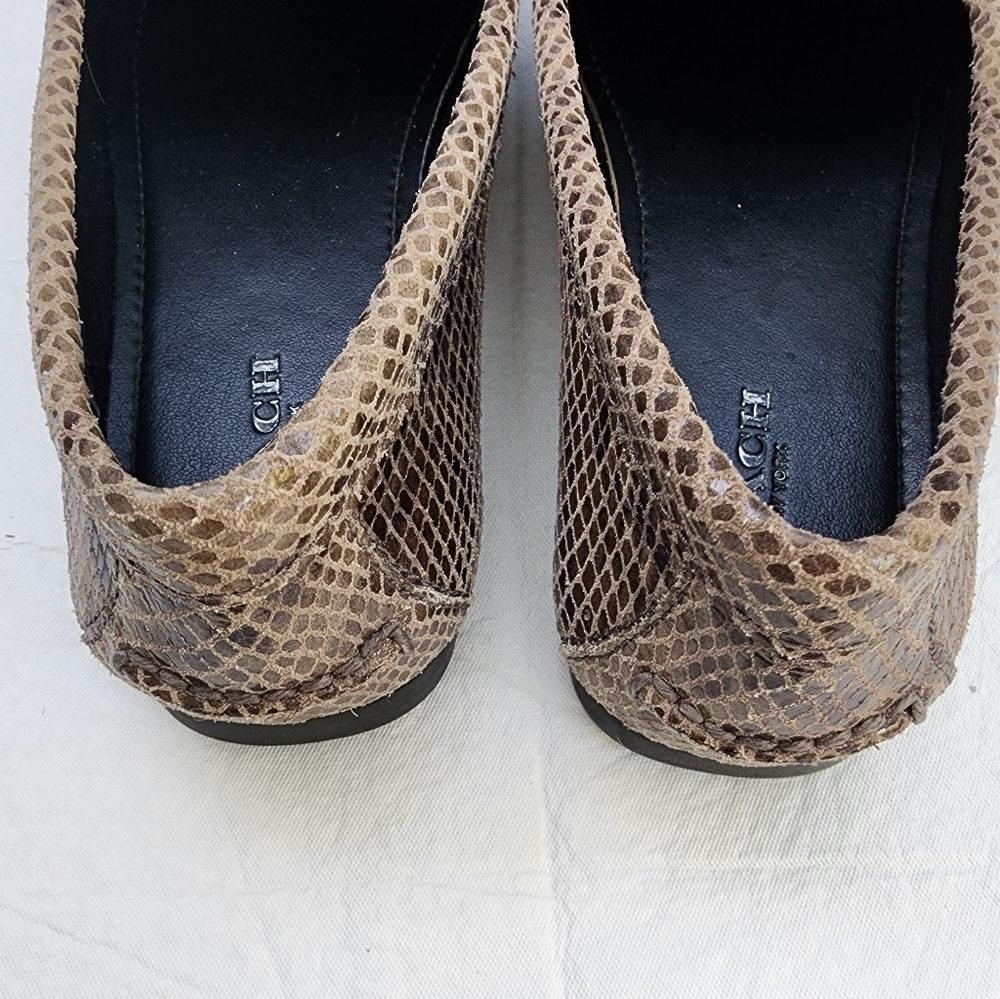 Coach Olive Snakeskin Loafers for Women - Picture 5 of 6